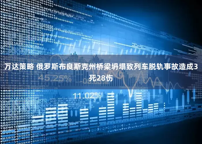 万达策略 俄罗斯布良斯克州桥梁坍塌致列车脱轨事故造成3死28伤